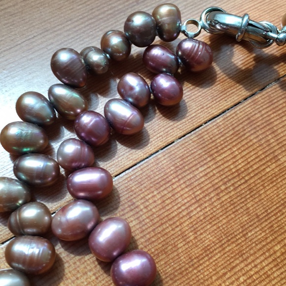 2 Strand Freshwater Pearl Necklace - Picture 3 of 6